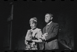 Lotte Lenya and Jack Gilford in the stage production Cabaret