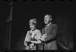 Lotte Lenya and Jack Gilford in the stage production Cabaret