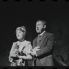Lotte Lenya and Jack Gilford in the stage production Cabaret