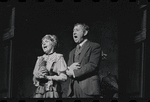 Lotte Lenya and Jack Gilford in the stage production Cabaret