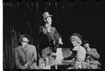Joel Grey [center] and unidentified others in the stage production Cabaret
