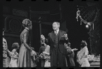 Lotte Lenya, Jack Gilford [center] and unidentified others in the stage production Cabaret