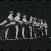 Joel Grey and ensemble dancers in the stage production Cabaret