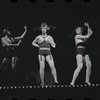 Joel Grey and ensemble dancers in the stage production Cabaret