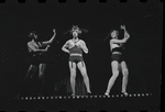 Joel Grey and ensemble dancers in the stage production Cabaret