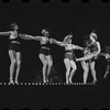 Joel Grey and ensemble dancers in the stage production Cabaret