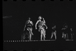 Joel Grey and ensemble in the stage production Cabaret