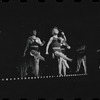 Joel Grey and ensemble dancers in the stage production Cabaret