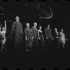 Edward Winter, Lotte Lenya, Jack Gilford, Jill Haworth, Bert Convy, Joel Grey and Peg Murray in the stage production Cabaret