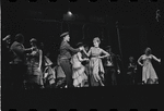 Lotte Lenya and ensemble in the stage production Cabaret