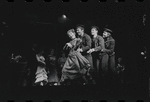 Lotte Lenya and ensemble in the stage production Cabaret