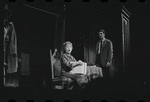 Lotte Lenya and Bert Convy in the stage production Cabaret