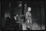 Jill Haworth and Lotte Lenya in the stage production Cabaret
