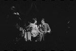 Jill Haworth, Bert Convy [center] and unidentified others in the stage production Cabaret