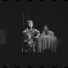 Lotte Lenya and Bert Convy in the stage production Cabaret