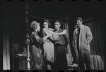 Lotte Lenya, Peg Murray, Bert Convy and unidentified in the stage production Cabaret