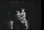 Jill Haworth and unidentified in the stage production Cabaret