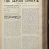 The Reform advocate