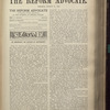 The Reform advocate