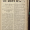 The Reform advocate
