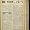 The Reform advocate