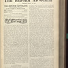 The Reform advocate