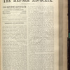 The Reform advocate