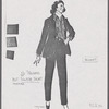 Costume sketches by Florence Klotz for the original Broadway production of Roza