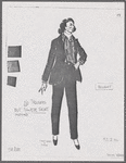Costume sketches by Florence Klotz for the original Broadway production of Roza