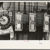 Display of goods in a store, La Forge, Missouri