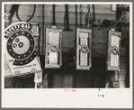 Display of goods in a store, La Forge, Missouri