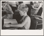 Child studying in school, Southeast Missouri Farms