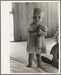 Child of people living on river side of levee, Caruthersville, Missouri