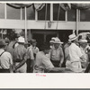 Group of farmers in town, Saturday afternoon, Steele, Missouri