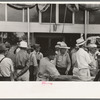 Group of farmers in town, Saturday afternoon, Steele, Missouri