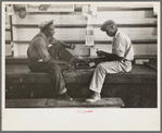 Negroes playing coon-can in negro bar-room near Reserve, Louisiana