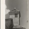 Tower on old Negro church near Cruger, Mississippi