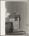 Tower on old Negro church near Cruger, Mississippi