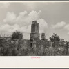 Remains of plantation house destroyed by fire near Lutcher, Louisiana