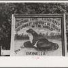 Sign of frog company, Rayne, Louisiana