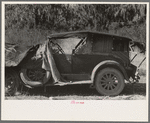 Automobile belonging to migrant cane chair worker, Paradis, Louisiana