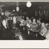 Drinking at the bar, crab boil night, Raceland, Louisiana