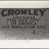 Sign, Crowley, Louisiana