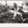 Day laborers, cotton pickers, in field, Lake Dick Project, Arkansas