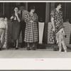 Spectators waiting for parade, National Rice Festival, Crowley, Louisiana