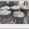 Ice at refreshment stand, state fair, Donaldsonville, Louisiana