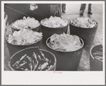 Ice at refreshment stand, state fair, Donaldsonville, Louisiana
