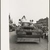 Float with large bowl of rice, National Rice Festival, Crowley, Louisiana