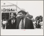 Two men at National Rice Festival, Crowley, Louisiana