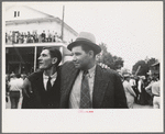 Two men at National Rice Festival, Crowley, Louisiana